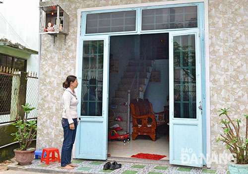 A newly-built storm resistant house in Man Thai Ward