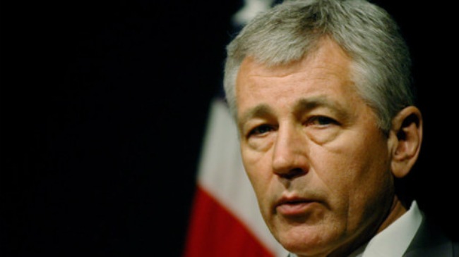 Bộ trưởng Quốc phòng Mỹ Chuck Hagel - Ảnh: Reuters