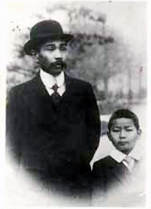 Cụ Phan Châu Trinh và con trai Phan Châu Dật ở Pháp