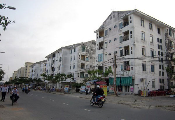 Khu nhà ở dành cho người thu nhập thấp tại phường Nại Hiên Đông, quận Sơn Trà, Đà Nẵng. 