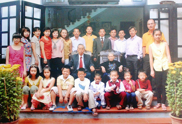 Những dịp lễ, tết, gia đình ông Nguyễn Hạ lại đoàn tụ bên nhau.  (Ảnh do nhân vật cung cấp)