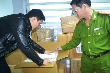  The seized packages containing medicines