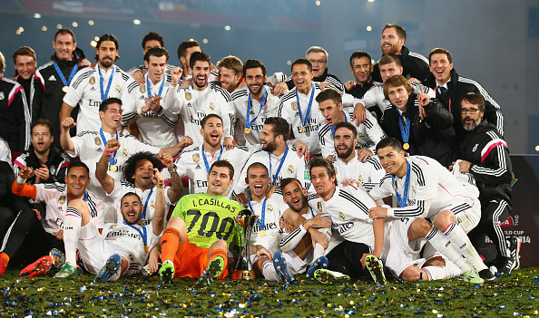 Real lần đầu tiên giành chức vô địch FIFA Club World Cup (Ảnh: Getty)