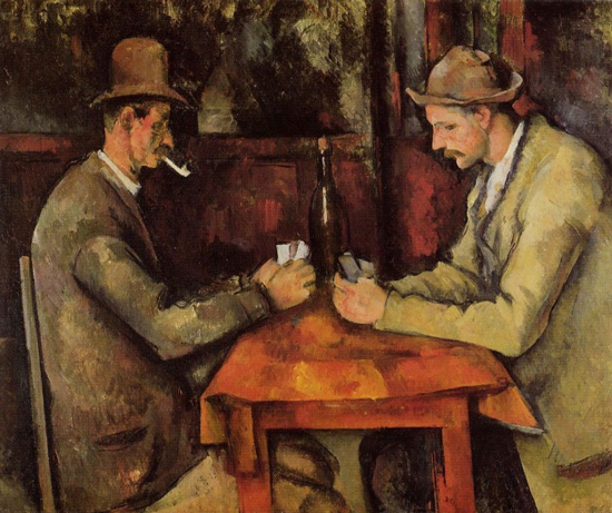 Những người chơi bài của Paul Cézanne, 1895.