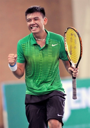 Tennis player Ly Hoang Nam (Source: internet)