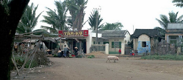 Một ngôi làng gần thành phố Đà Nẵng.