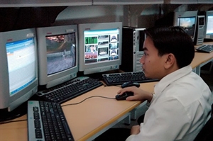 Recreational software being produced at TMA Solutions in Quang Trung Software Park in HCM City (Photo: VNA)