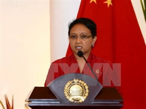 Indonesia’s Foreign Minister Retno Marsudi 