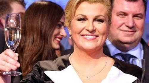 Bà Kolinda Grabar-Kitarovic.