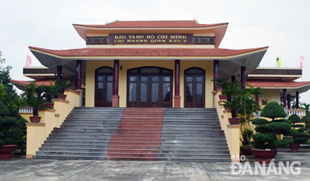 Toàn cảnh bảo tàng Hồ Chí Minh-Chi nhánh quân khu 5.