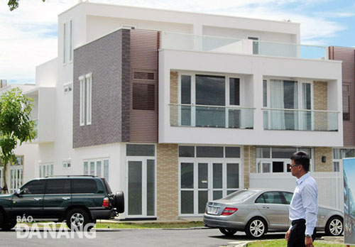  One of the luxury houses for sale at the FPT City urban area project in Ngu Hanh Son District