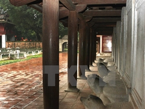 Collection of 82 stone stelae commemorating royal court doctors who passed the royal examination from the 15th to 18th century (Photo:VNA)