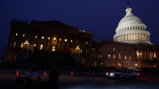 Tòa nhà Quốc hội Mỹ ở đồi Capitol - Ảnh: Reuters