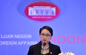 Indonesian Foreign Minister Retno Marsudi 