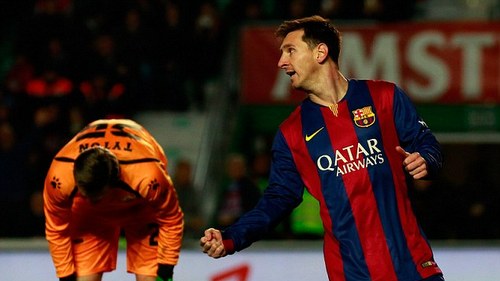 Messi thi đấu chói sáng với 2 bàn thắng và 3 kiến tạo.