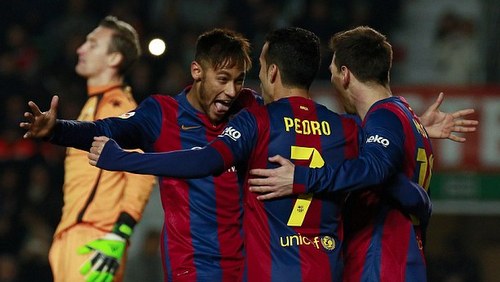  Barca thêm một lần nữa nghiền nát đội bóng nhỏ bé Elche.