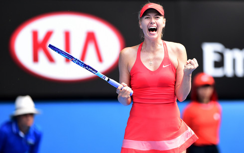 Sharapova đã thể hiện phong độ cao ở bán kết (Ảnh: tennis Australia)