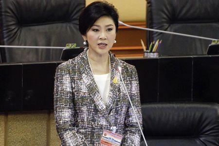 Cựu thủ tướng Yingluck bị cấm ra nước ngoài. Ảnh: Reuters