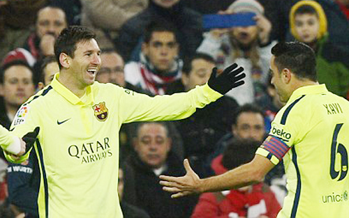 Barca thắng thuyết phục Bilbao (Ảnh: Reuters)