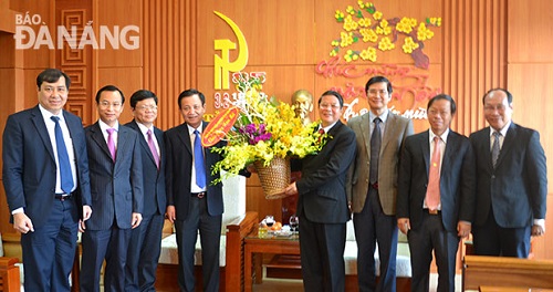 Da Nang and Quang Nam Province leaders