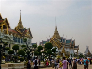 Tourists to Bangkok, Thailand 