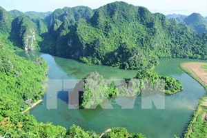 The Trang An Tourism Complex in the northern province of Ninh Binh. (Photo: VNA)