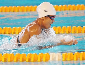 Swimmer Nguyen Thi Anh Vien expects to perform well at the Rio de Janeiro Olympics in 2016. (Photo: VNA)