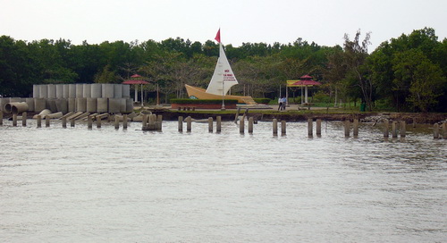 A coastal area in Ca Mau Province