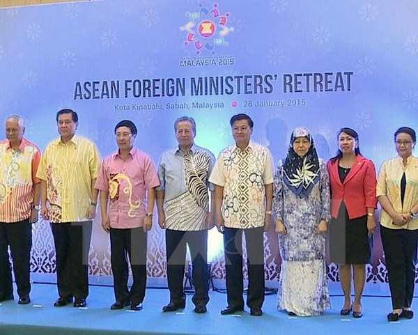 Hội nghị hẹp các Bộ trưởng Ngoại giao ASEAN (ảnh: TTXVN)