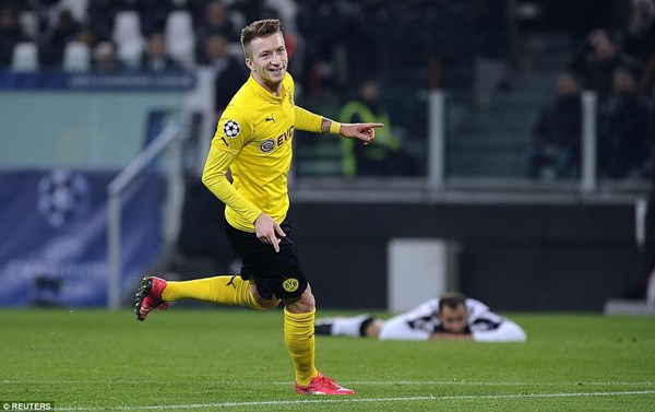 Bàn thắng của Reus xuất phát từ sai lầm hệ thống phòng ngự Juve