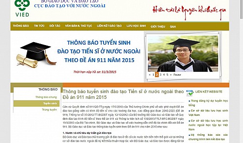 Interested candidates can find more detailed information on the website of the Vietnam International Education Development under the Ministry of Education and Training. Tuoi Tre News