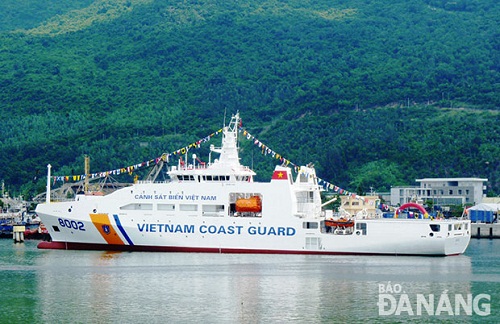 Viet Nam’s most modern coastguard ship, CSB 8002, was launched by the Song Thu Corporation last year