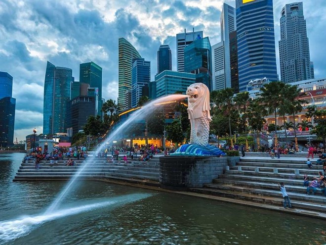 2. Singapore giữ vị trí á quân với 22,5 triệu khách quốc tế.