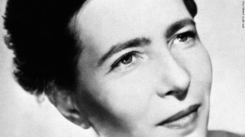 Nhà văn Simone de Beauvoir lúc sinh thời 