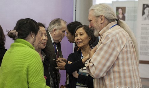 Vietnamese and international literati at the conference 