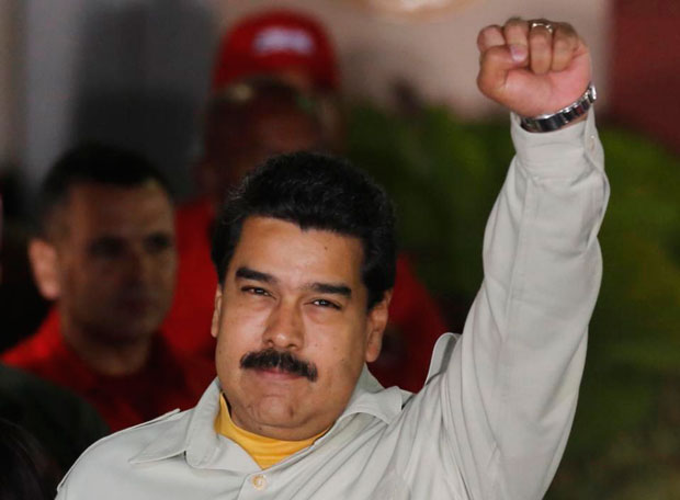 Tổng thống Venezuela Nicolas Maduro tuyên bố sẽ tìm giải pháp đối phó với mối đe dọa từ Mỹ. 			Ảnh: AP