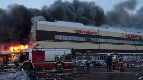 25 people were missing after the fire at the Admiral centre