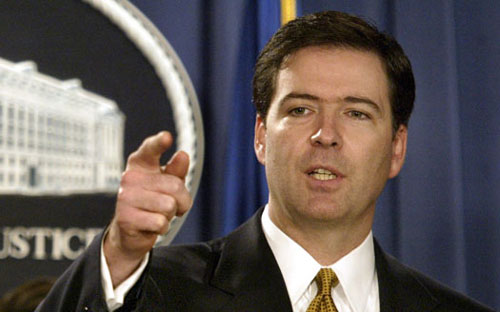 Ông James Comey - Giám đốc Cục điều tra liên bang Mỹ