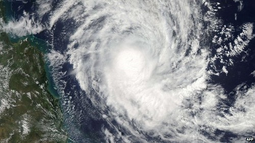 Cyclone Nathan is currently about 400km off the Queensland coast