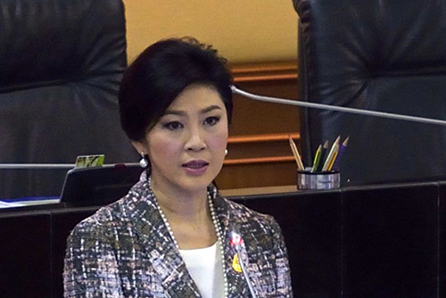 Cựu thủ tướng Thái Lan Yingluck. Ảnh: AFP