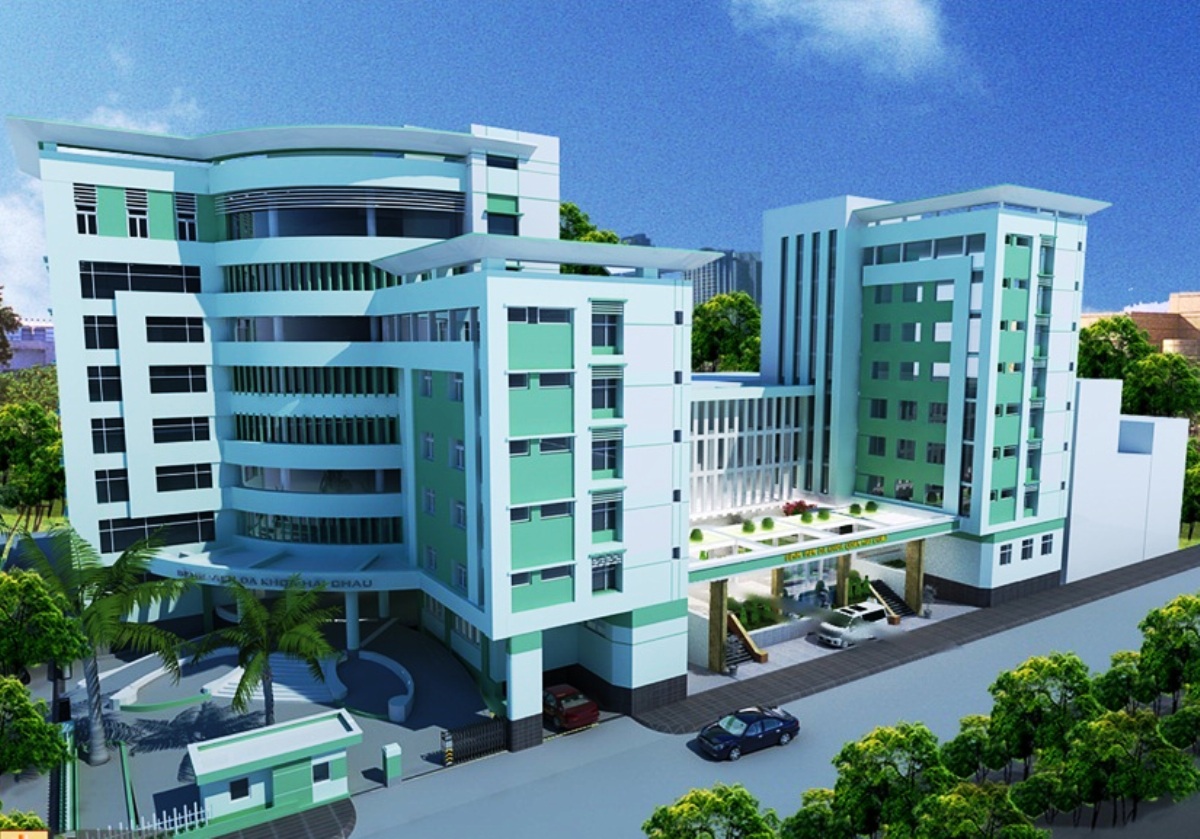 Phối cảnh Bệnh viện Hải Châu có 400 giường bệnh và nâng lên hạng 1.