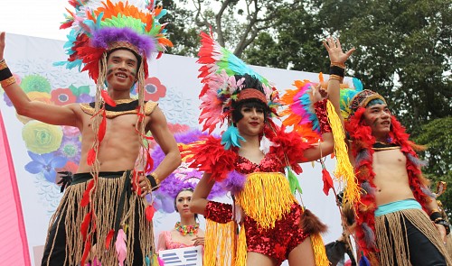 A performance by Jessica Drag Queen, a popular dancing band among the Ho Chi Minh City LGBT community, at Viet Pride 2014 held on July 20, 2014 at Ho Chi Minh City’s Labor Culture House in District 1. Binh Minh