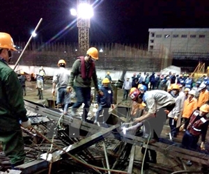 Scaffold collapse in Ha Tinh’s economic zone kills at least 14 people 