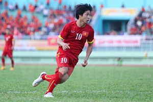 Striker Nguyen Cong Phuong. Source: VNA