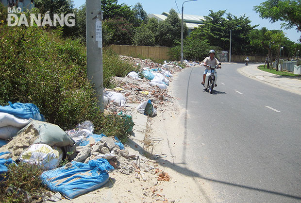 Giá hạ đổ trộm trên đường Yên Khê 2 từng gây nhức nhối cho cơ quan chức năng quận Thanh Khê và phường Thanh Khê Tây.