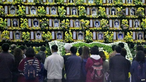 The Sewol ferry disaster left 304 people - mostly teenage students - dead or missing