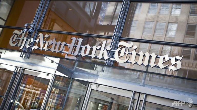 Báo New York Times đã nhận 2 giải thưởng trong lần trao giải thứ 99, ngày 20-4-2015. Ảnh: AFP