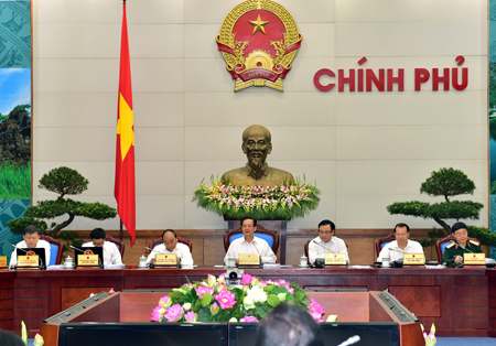 Thủ tướng chủ trì phiên họp Chính phủ tháng 3/2015 (Ảnh: VGP/Nhật Bắc) - Ảnh minh họa.