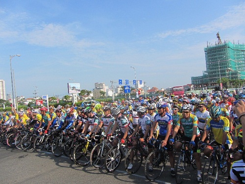 Riders ready for the start