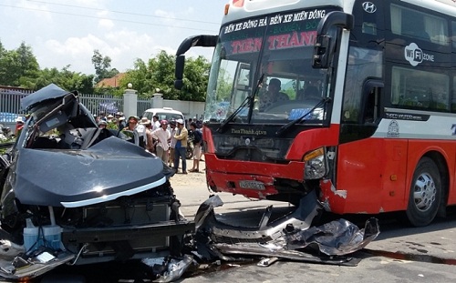  The scene at the fatal accident 